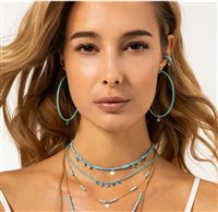 Necklace Rue des Mille Woman Gipsy Chic in Silver GR-031 M1 T AU - GR-031 M1 T AU